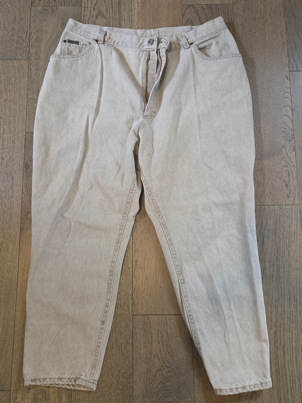 Lees Light Beige, Tan Denim Jeans - Classic Casual Fit